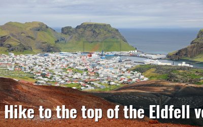 Hike to the top of the Eldfell volcano, Heimaey 25.08.2017