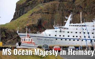 MS Ocean Majesty in Heimaey, Westmännerinseln 25.08.2017