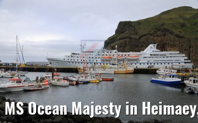 MS Ocean Majesty in Heimaey, Westmännerinseln 25.08.2017