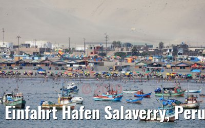 Einfahrt Hafen Salaverry, Peru 07.02.2019