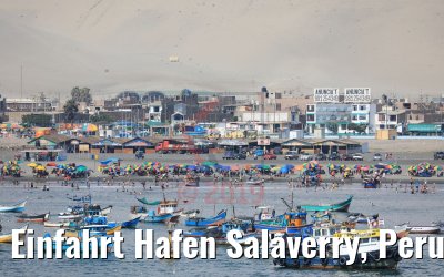 Einfahrt Hafen Salaverry, Peru 07.02.2019