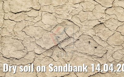 Dry soil on Sandbank 14.04.2017