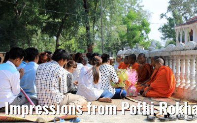 Impressions from Pothi Rokha Ram Pagoda, Kampong Tralach 14.04.2017