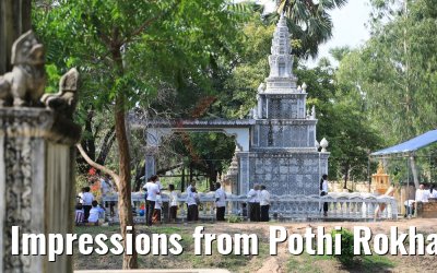 Impressions from Pothi Rokha Ram Pagoda, Kampong Tralach, Cambodia 14.04.2017