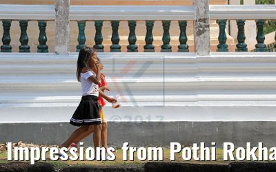 Impressions from Pothi Rokha Ram Pagoda, Kampong Tralach, Cambodia 14.04.2017