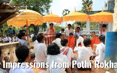 Impressions from Pothi Rokha Ram Pagoda, Kampong Tralach, Cambodia 14.04.2017