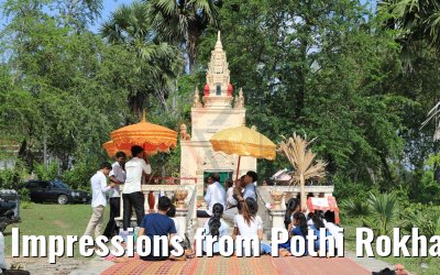 Impressions from Pothi Rokha Ram Pagoda, Kampong Tralach, Cambodia 14.04.2017