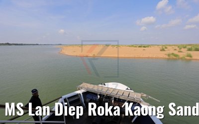 MS Lan Diep Roka Kaong Sandbank Mekong River 14.04.2017