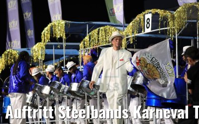 Auftritt Steelbands Karneval Trinidad 10.02.2018