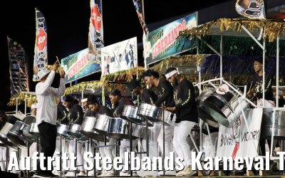 Auftritt Steelbands Karneval Trinidad 10.02.2018