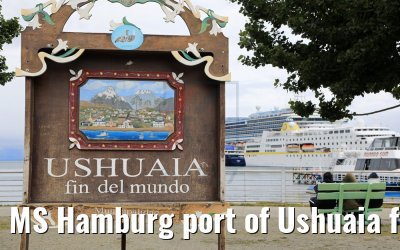 MS Hamburg port of Ushuaia fin del mundo 13.01.2017