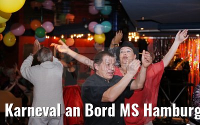 Karneval an Bord MS Hamburg 06.02.2016