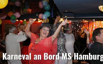 Karneval an Bord MS Hamburg 06.02.2016