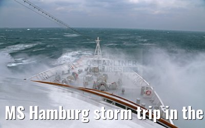 MS Hamburg storm trip in the Gulf of Tonkin wind force 9 06.02.2016