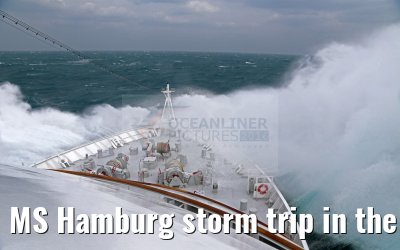 MS Hamburg storm trip in the Gulf of Tonkin wind force 9 06.02.2016