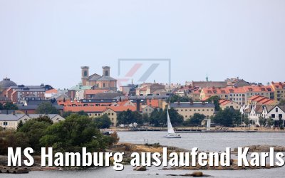 MS Hamburg auslaufend Karlskrona 17.07.2018