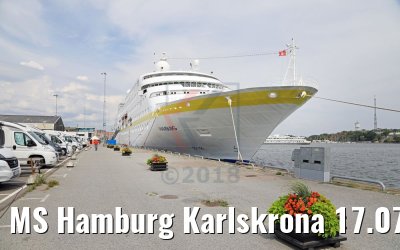 MS Hamburg Karlskrona 17.07.2018