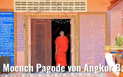 Moench Pagode von Angkor Ban, Kambodscha 15.04.2017