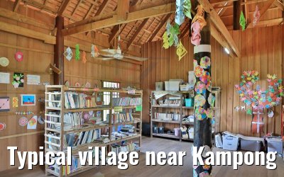 Typical village near Kampong Cham, Cambodia 15.04.2017