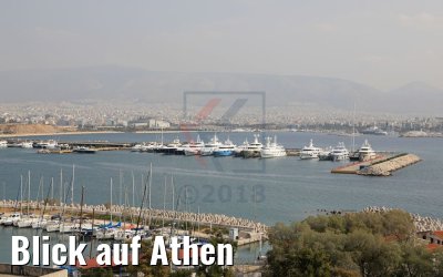 Blick auf Athen