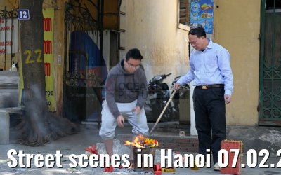 Street scenes in Hanoi 07.02.2016