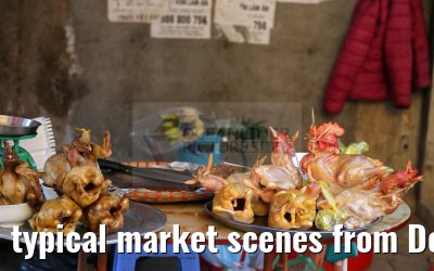 typical market scenes from Dong-Xuan-Market Hanoi 07.02.2016