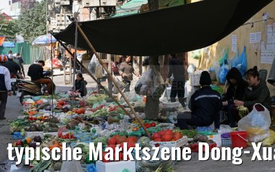 typische Marktszene Dong-Xuan-Markt in Hanoi 07.02.2016