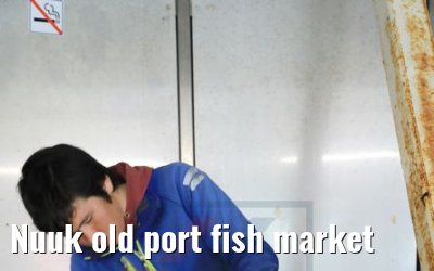 Nuuk old port fish market