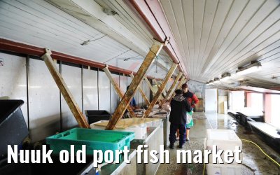 Nuuk old port fish market