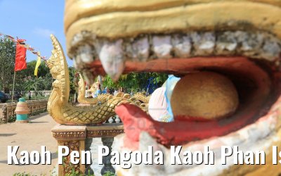 Kaoh Pen Pagoda Kaoh Phan Island Cambodia 16.04.2017