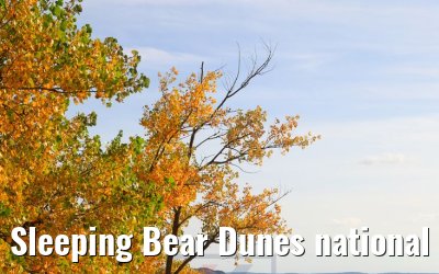 Sleeping Bear Dunes national lakeshore view point 10.10.2019