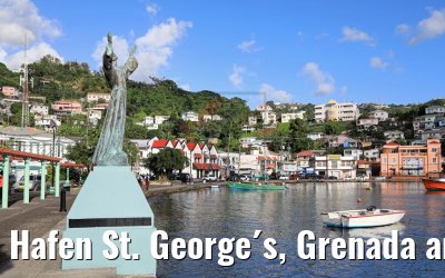 Hafen St. George´s, Grenada am Abend 12.02.2018
