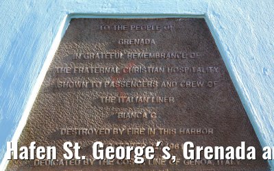 Hafen St. George´s, Grenada am Abend 12.02.2018