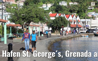 Hafen St. George´s, Grenada am Abend 12.02.2018