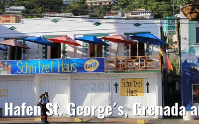 Hafen St. George´s, Grenada am Abend 12.02.2018