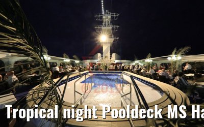 Tropical night Pooldeck MS Hamburg 10.02.2019