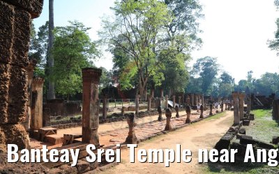 Banteay Srei Temple near Angkor Wat 17.04.2017