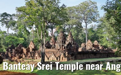 Banteay Srei Temple near Angkor Wat 17.04.2017