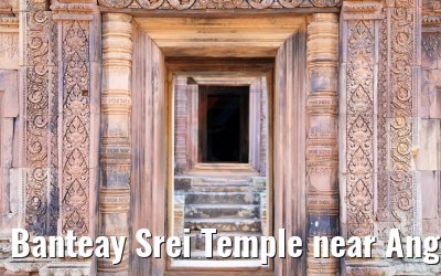 Banteay Srei Temple near Angkor Wat 17.04.2017