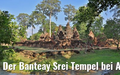 Der Banteay Srei Tempel bei Angkor Wat, Kambodscha 17.04.2017
