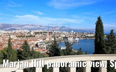Marjan Hill panoramic view, Split, Croatia