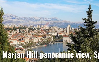 Marjan Hill panoramic view, Split, Croatia