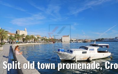 Split old town promenade, Croatia