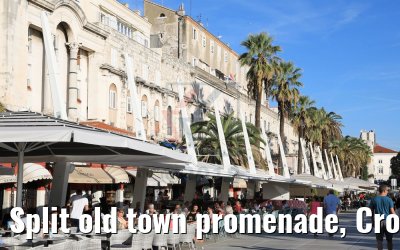 Split old town promenade, Croatia
