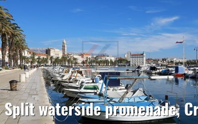Split waterside promenade, Croatia