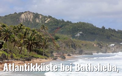 Atlantikküste bei Bathsheba, Barbados 13.02.2018
