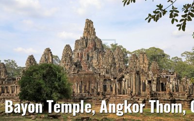 Bayon Temple, Angkor Thom, Cambodia 18.04.2017