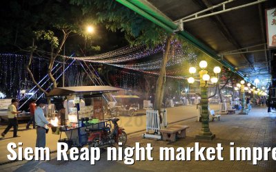 Siem Reap night market impressions, Cambodia 18.04.2017