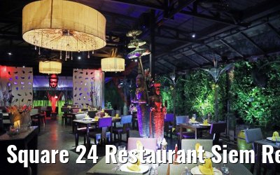 Square 24 Restaurant Siem Reap, Cambodia 18.04.2017