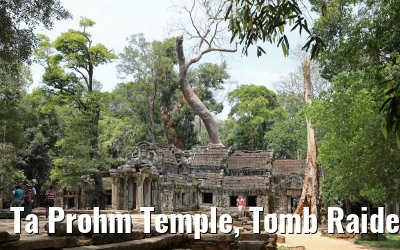 Ta Prohm Temple, Tomb Raider Temple, Cambodia 18.04.2017